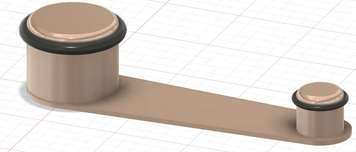 Tope cửa giữ mở cho cửa xoay - Image 1