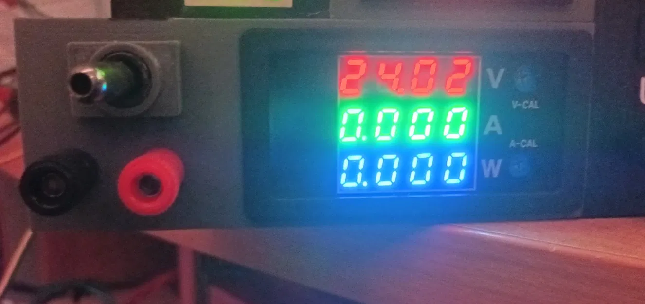 Vỏ bảo vệ đồng hồ Volt Ammeter với công tắc và đầu cắm ... - Image 1