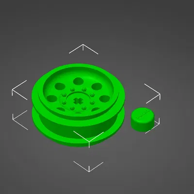 Mâm xe Lego Technic phong cách MAN Arocs