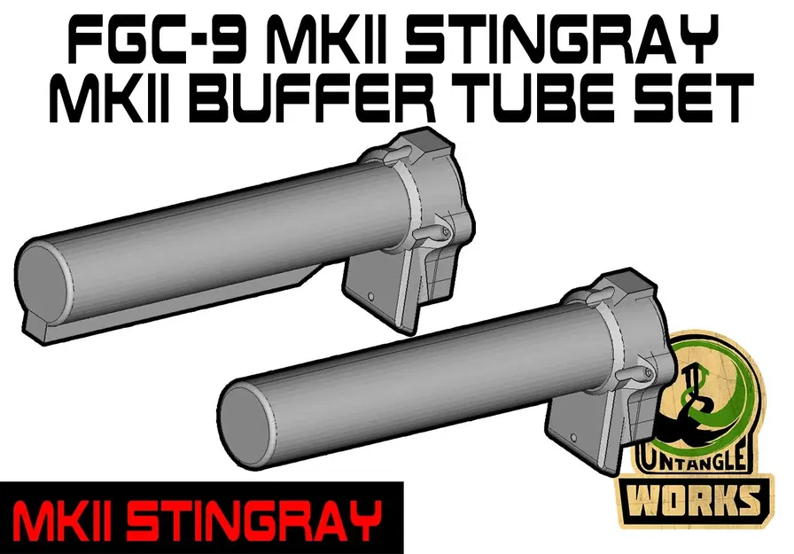 FGC-9 MKII Stingray với báng súng điều chỉnh và ống đệm FGC-9 ... - Image 1