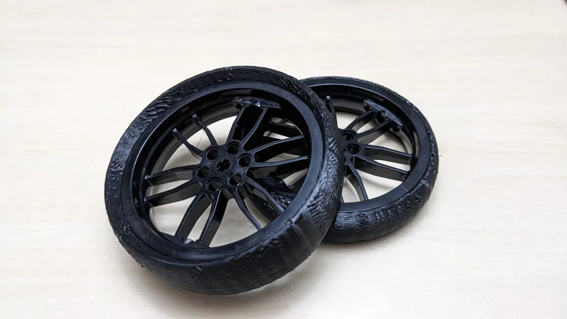 Bánh xe xe đạp LEGO in 3D không cần hỗ trợ - Image 1