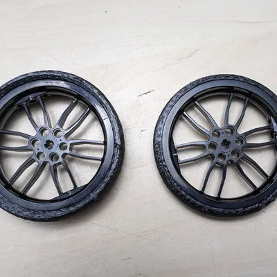 Bánh xe xe đạp LEGO in 3D không cần hỗ trợ