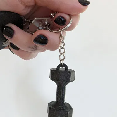 Móc khóa tạ dễ thương cho tín đồ phòng gym