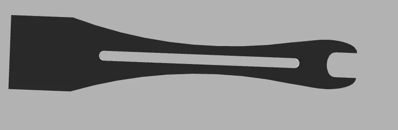 Công cụ spatula nhỏ kèm khóa mở 10mm - Image 2