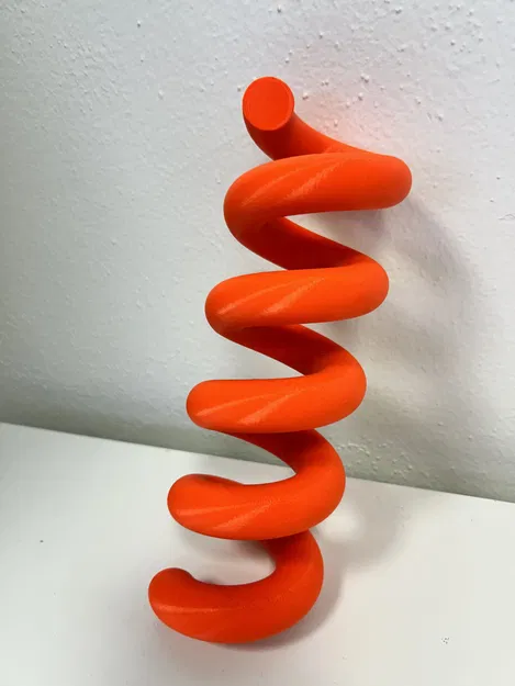 Lò xo cuộn 20 cm in 3D từ PETG - Image 1