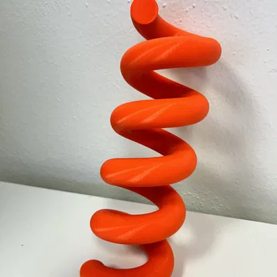 Lò xo cuộn 20 cm in 3D từ PETG