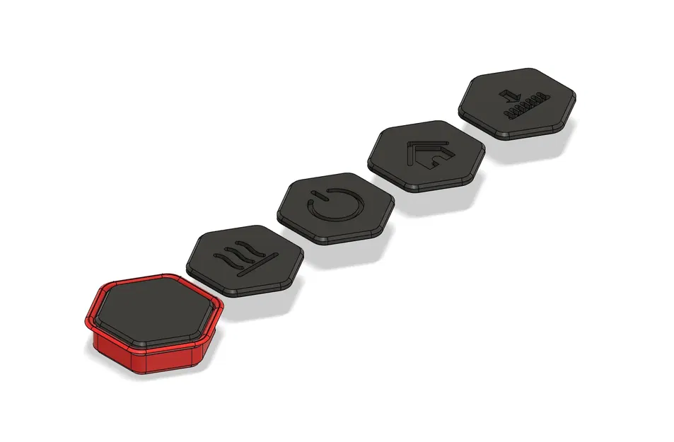 Nút áo choàng Voron 2.4/Trident - Image 1