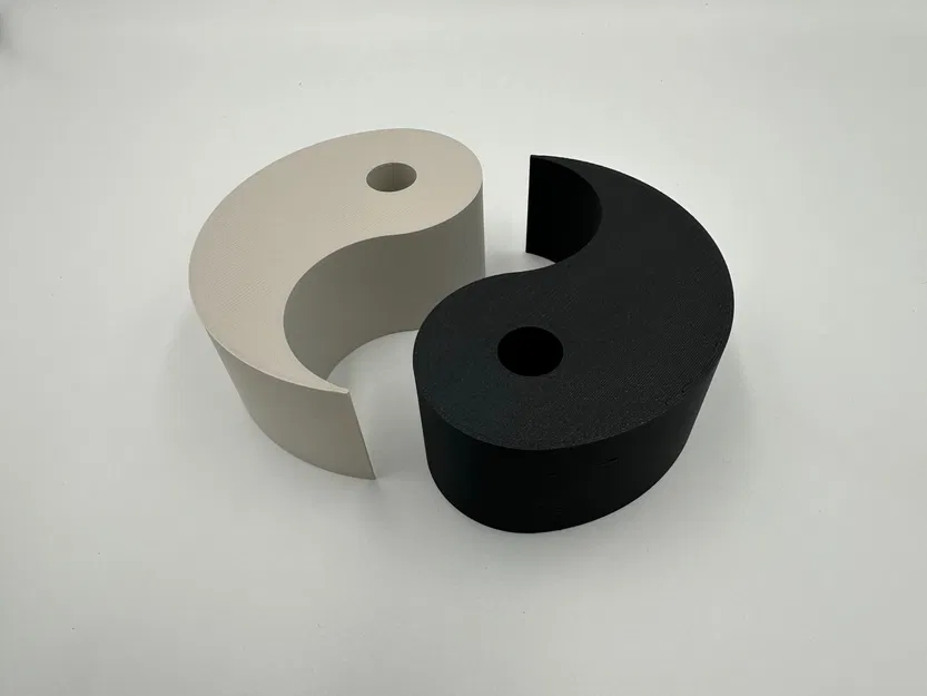 Bộ giá đỡ cửa Yin & Yang dễ in 3D - Image 3