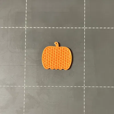 Bông tai bí ngô tổ ong tối giản cho Halloween và mùa thu