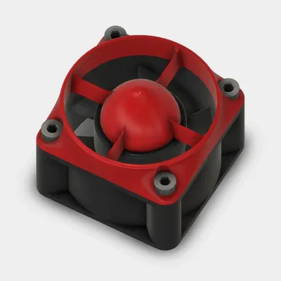 Nắp quạt tuabin 40mm in 3D không cần hỗ trợ