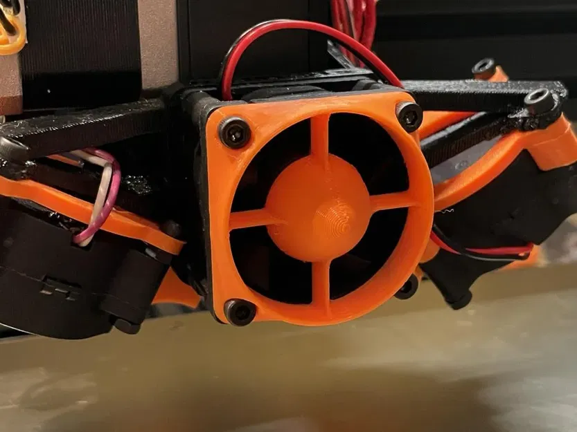 Nắp quạt tuabin 40mm in 3D không cần hỗ trợ - Image 2