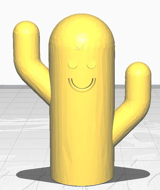 Xương rồng cười vui vẻ trong thiết kế nghệ thuật 3D - Image 1