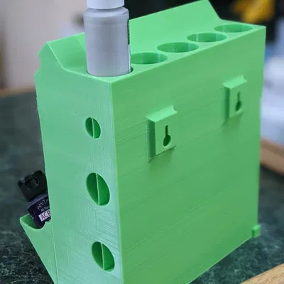 Giá đỡ chai sơn 2oz, chứa được 25 chai