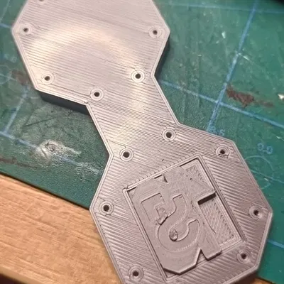 Mẫu template da cho móc khóa với logo có thể thay đổi