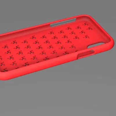 Ốp lưng iPhone XS với họa tiết Triskelion Manx