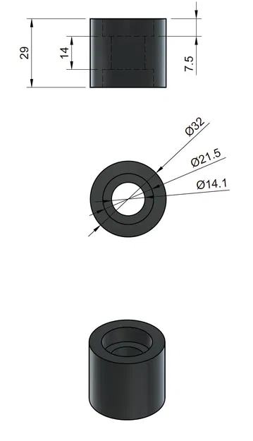 Bánh lăn xích thay thế cho xe đạp enduro/MX - Image 2