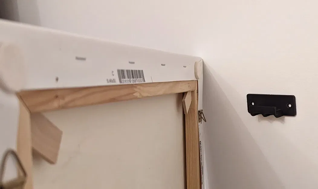 Giá treo khung tranh gỗ lắp tường có thể điều chỉnh - Image 2