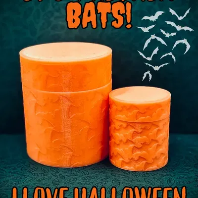 Jar đựng đồ với thiết kế dơi cho Halloween