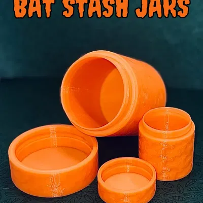 Jar đựng đồ với thiết kế dơi cho Halloween