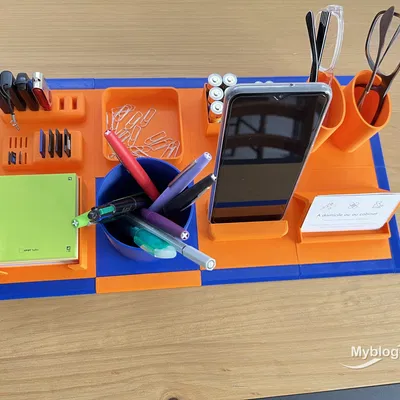 Tổ chức bàn làm việc modul với các mô-đun tùy chỉnh