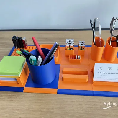 Tổ chức bàn làm việc modul với các mô-đun tùy chỉnh