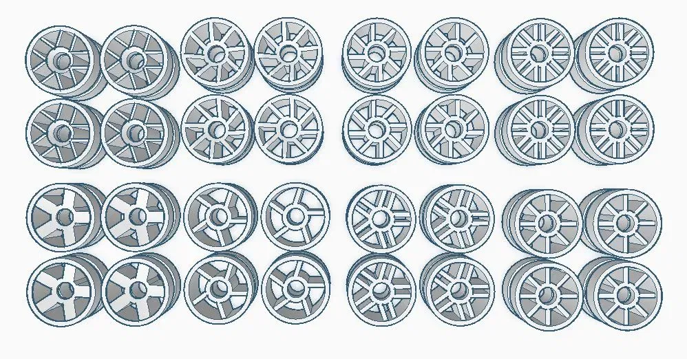 Bộ vành xe LEGO cho xe đua Speed Champions - Image 2