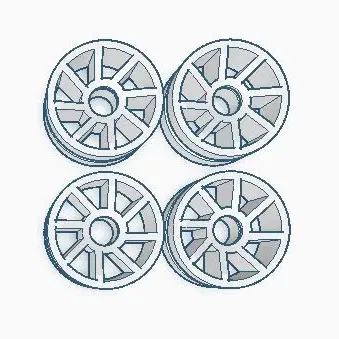 Bộ vành xe LEGO cho xe đua Speed Champions