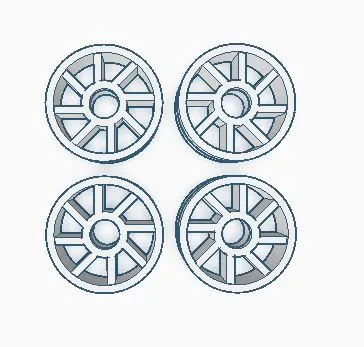 Bộ vành xe LEGO cho xe đua Speed Champions - Image 5