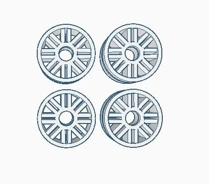 Bộ vành xe LEGO cho xe đua Speed Champions - Image 7