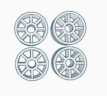 Bộ vành xe LEGO cho xe đua Speed Champions - Image 10