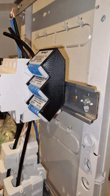 Giá đỡ Din Rail cho ba Shelly Mini - Image 5