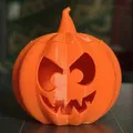 Đèn bí ngô Halloween kiểu Jack-O'-Lantern - Thumbnail 3