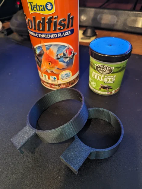 Giá đỡ thức ăn cho cá và rùa treo cạnh bể cá - Image 2