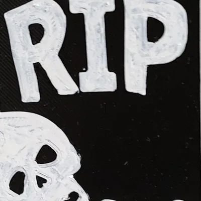 Bảng đá trang trí Halloween cho nghĩa trang