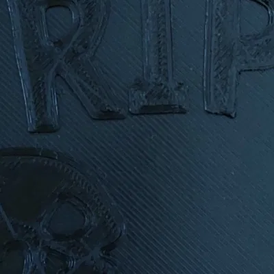 Bảng đá trang trí Halloween cho nghĩa trang