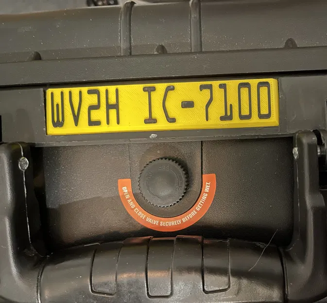 Biển tên tùy chỉnh cho hộp bảo vệ chống thời tiết Apache/St... - Image 1