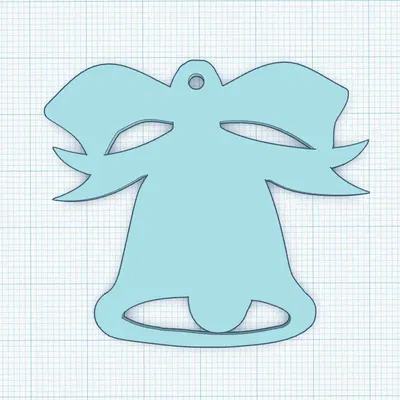 Đồ trang trí hình chuông dễ in cho mùa lễ hội