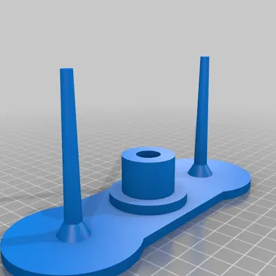 Giá đỡ cuộn chỉ hình nón bằng kim loại chrome