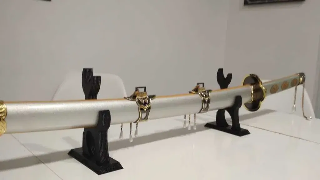 Giá đỡ đôi cho katana trang trí nội thất - Image 2