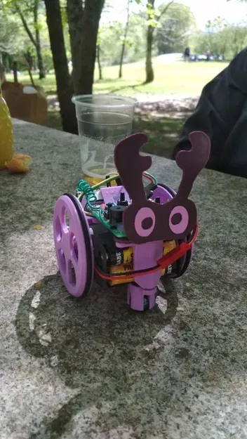 Đầu của mô hình robot Escornabot dễ thương - Image 1