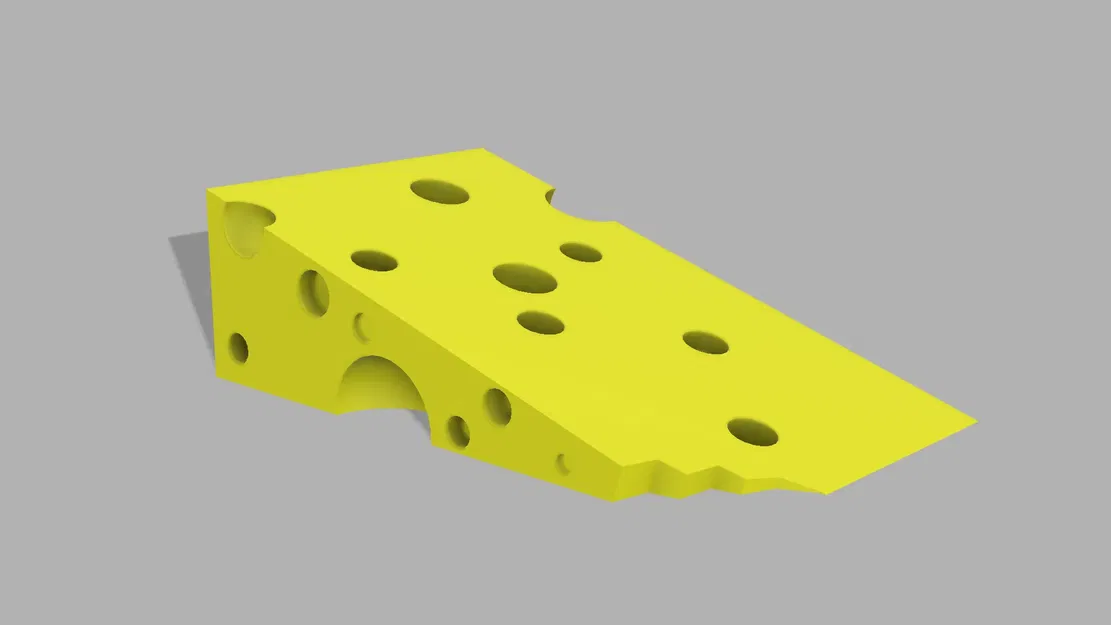 Kẹp cửa hình phô mai với dấu cắn độc đáo - Image 1