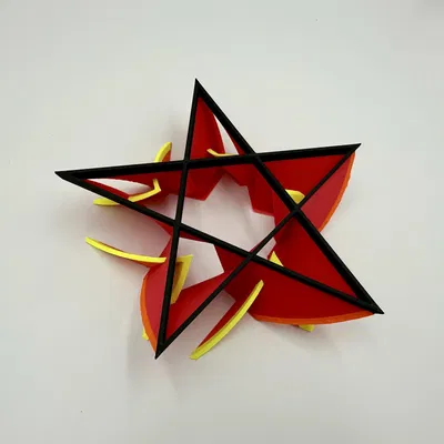 Hoa lửa ngũ giác trang trí