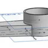 Giá đỡ laptop cho bàn với lỗ cáp tiện lợi