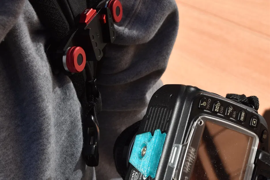 Bảng V-lock cho kẹp ba lô với chức năng thả nhanh - Image 5