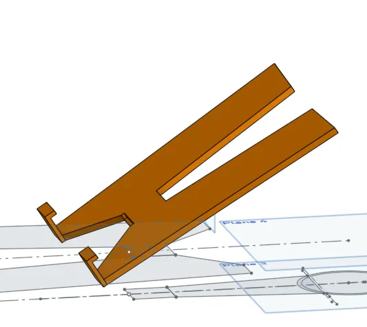 Giá đỡ laptop cho bàn với lỗ cáp tiện lợi - Image 7