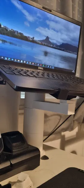 Giá đỡ laptop cho bàn với lỗ cáp tiện lợi - Image 8