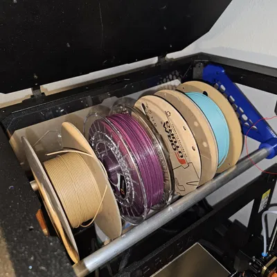 Khóa cho giá đỡ cuộn trong hộp máy in Prusa