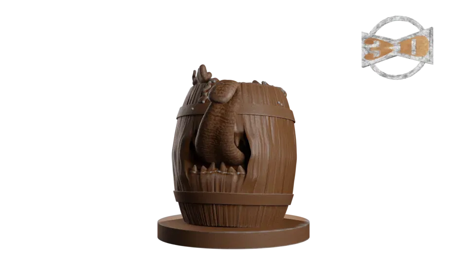 Mô hình Mimic thùng dưa chua trong trò chơi dnd - Image 1