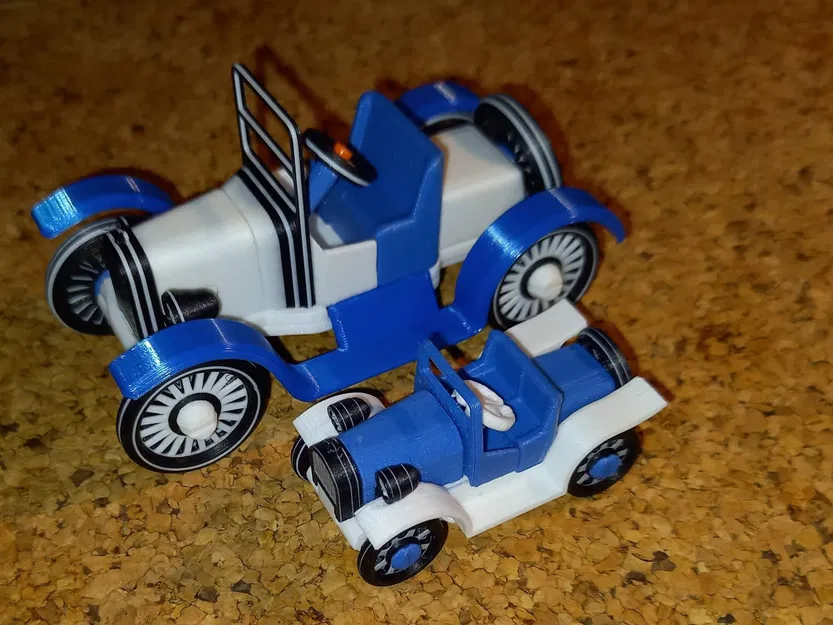 Mô hình ô tô mini Ford-T lắp ráp từ các chi tiết - Image 2