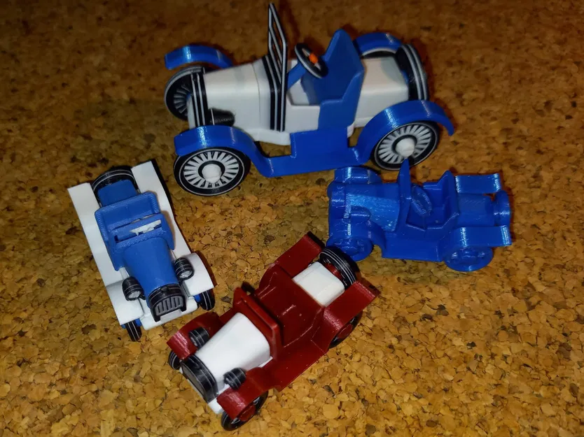 Mô hình ô tô mini Ford-T lắp ráp từ các chi tiết - Image 3